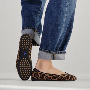 Rothy's Leopard Print Daily Flats